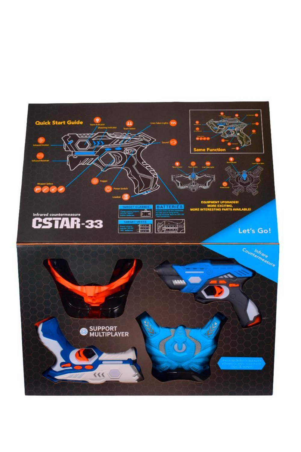 Оружие на бат., коробка BB8833D