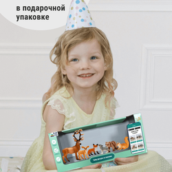 Лесные малыши - 6 фигурок с аудиосказками и мини-книгой