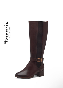 Сапожки демисезонные кожаные Tamaris Comfort XL