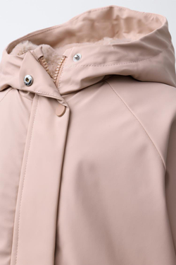 ZARA ПРОРЕЗИНЕННАЯ КУРТКА WATER REPELLENT, РОЗОВЫЙ