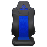 Чехлы Sitrak MAX; SITRAK C7H с 2024 г (экокожа, черный, синяя вставка)