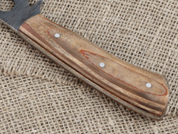 Рыбацкий нож "Акула", цельнометаллический, сталь 65Х13, рукоять бакелитовая фанера