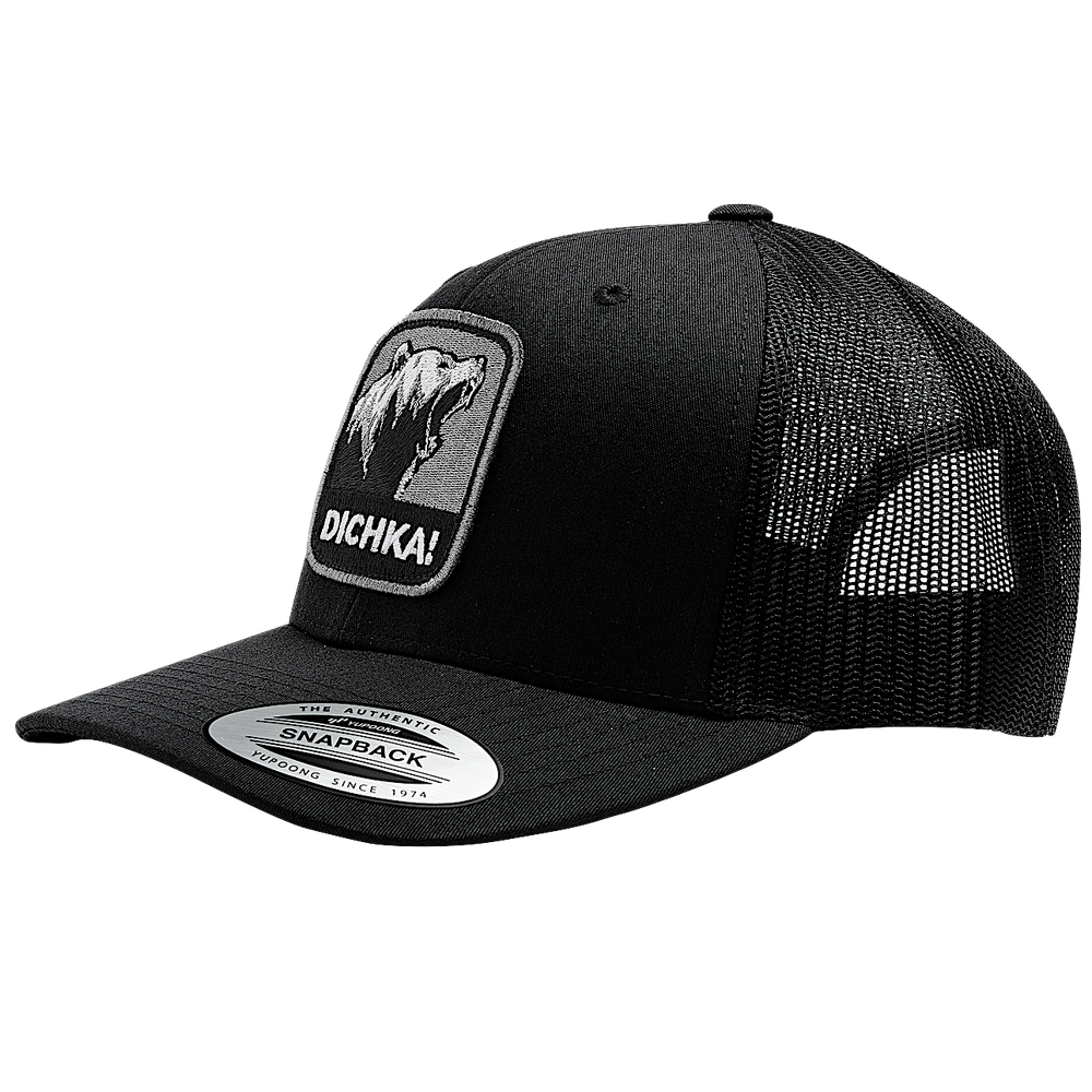 Бейсболка Narval Dichka! Roar Black&Grey с сеткой 6P -