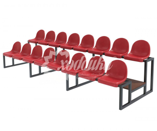 Трибуна двухрядная на 16 мест «Дабл-16»