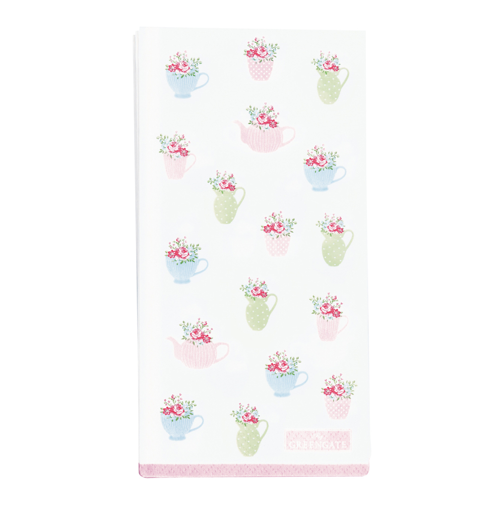 Салфетки бумажные Annalise white/ Аннализа белая, 16 шт.