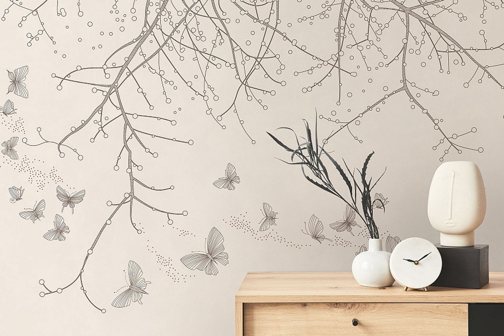 Обои и панно Affresco, коллекция  Line Art