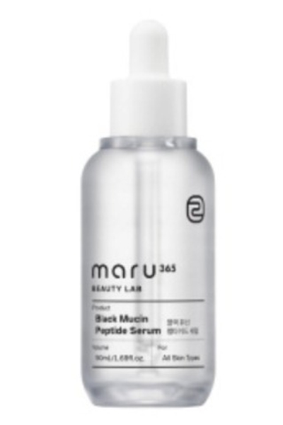 MARU365 BeautyLab Сыворотка для лица омолаживающая с комплексом пептидов и черным муцином Black Mucin Peptide Serum, 50 мл