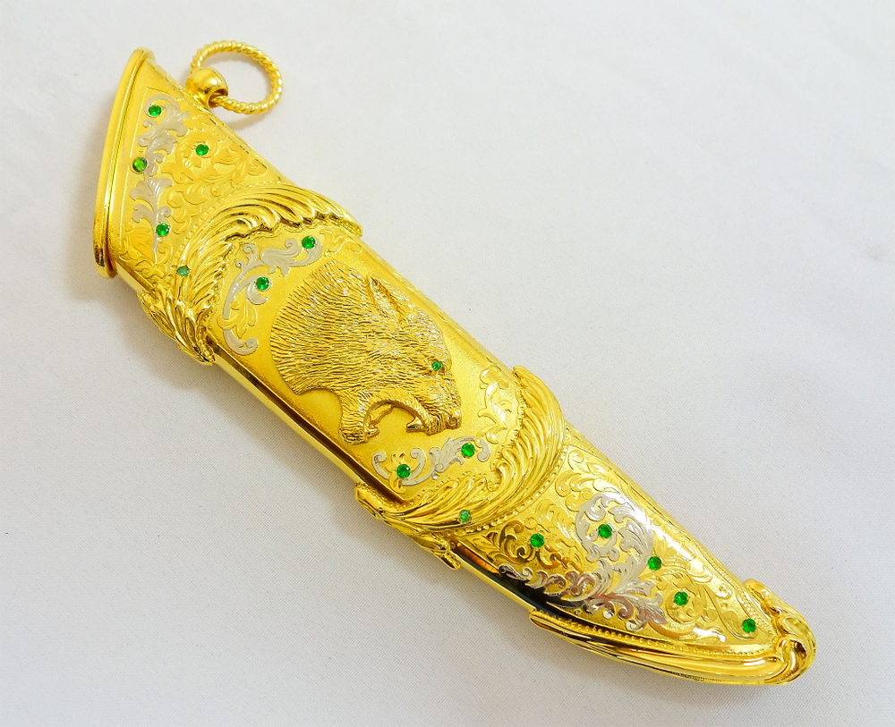 Дамасский нож "Пантера"