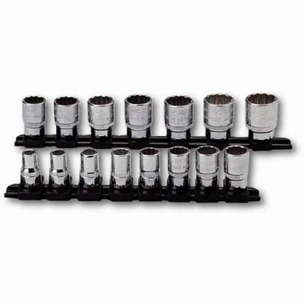 235 1/2 N/S15 Набор головок 12-ти гранных 1/2", 15 шт. на держателе, USAG (Италия)