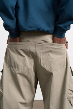 Брюки Nothomme Blue Outdoor Water-Repellent Adjustable Cargo Pants "Grey Khaki"