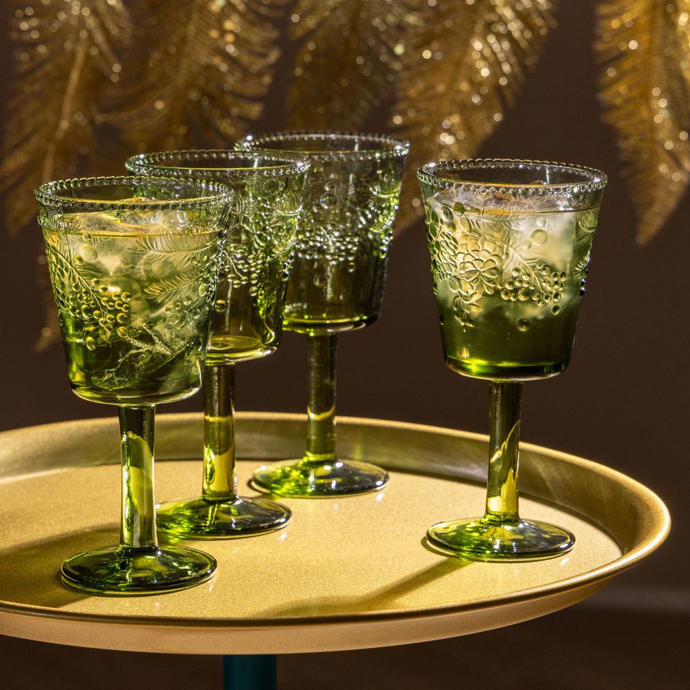 НАБОР БОКАЛОВ "CELEBRATION" GREEN, 4 ШТ/280 МЛ