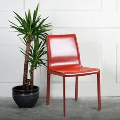 Стул Barrie красная кожа