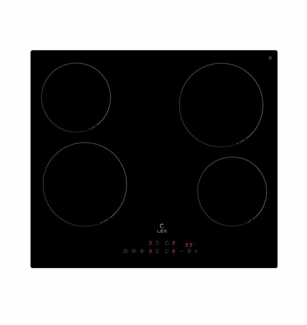 Lex EVH 6040 BL  панель стеклокерамическая электрическая