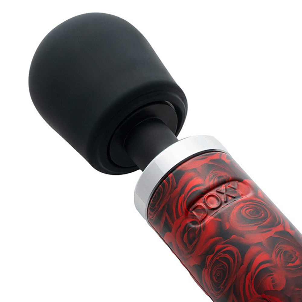 Вибратор-вонд 37см принт Розы Doxy Die Cast Massage Wand Roses