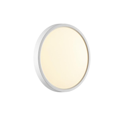 7659/18L MITRA LED SN 551 Светильник пластик/белый LED 18Вт 3000/4000K D230 IP40 ALFA WHITE