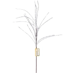 Ветка декоративная «Снежный блеск» 80 см, Серебро