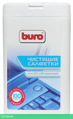Салфетки для ухода за электроникой Buro BU-tft 100 штук