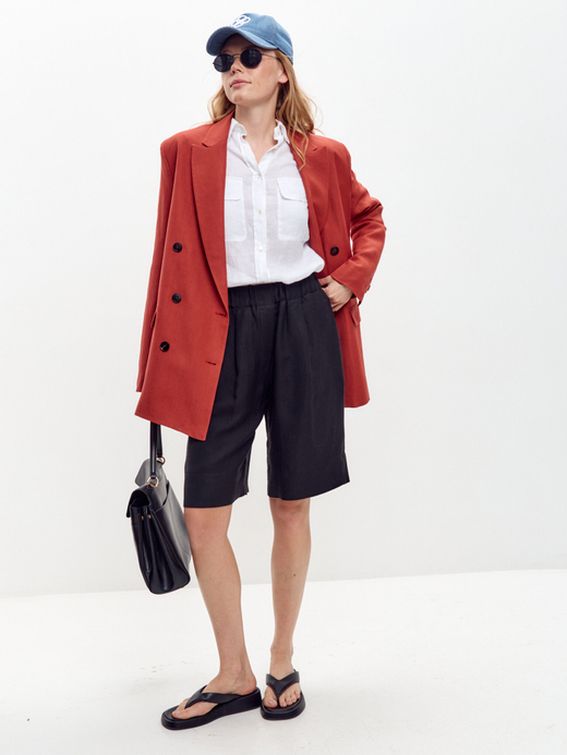 Льняные шорты