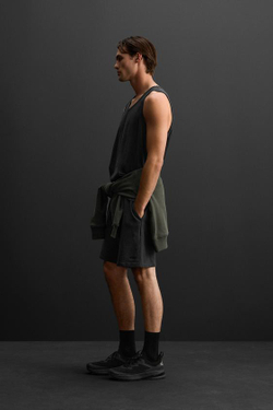 ZARA ШОРТЫ-ДЖОГГЕРЫ, ЧЕРНЫЙ