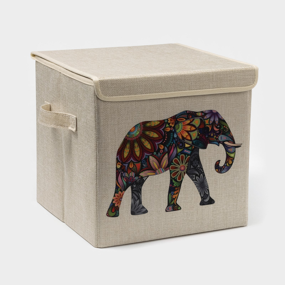 Короб для хранения с крышкой 30х30х28,5 см "Слон"