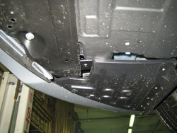 Защита картера двигателя, КПП (2 мм, сталь) для Hyundai Sonata 2010-2014 (V = 2.0; 2.4), Hyundai Grandeur 2011-2016 (V = 3.0 AT) Sheriff.10.1923