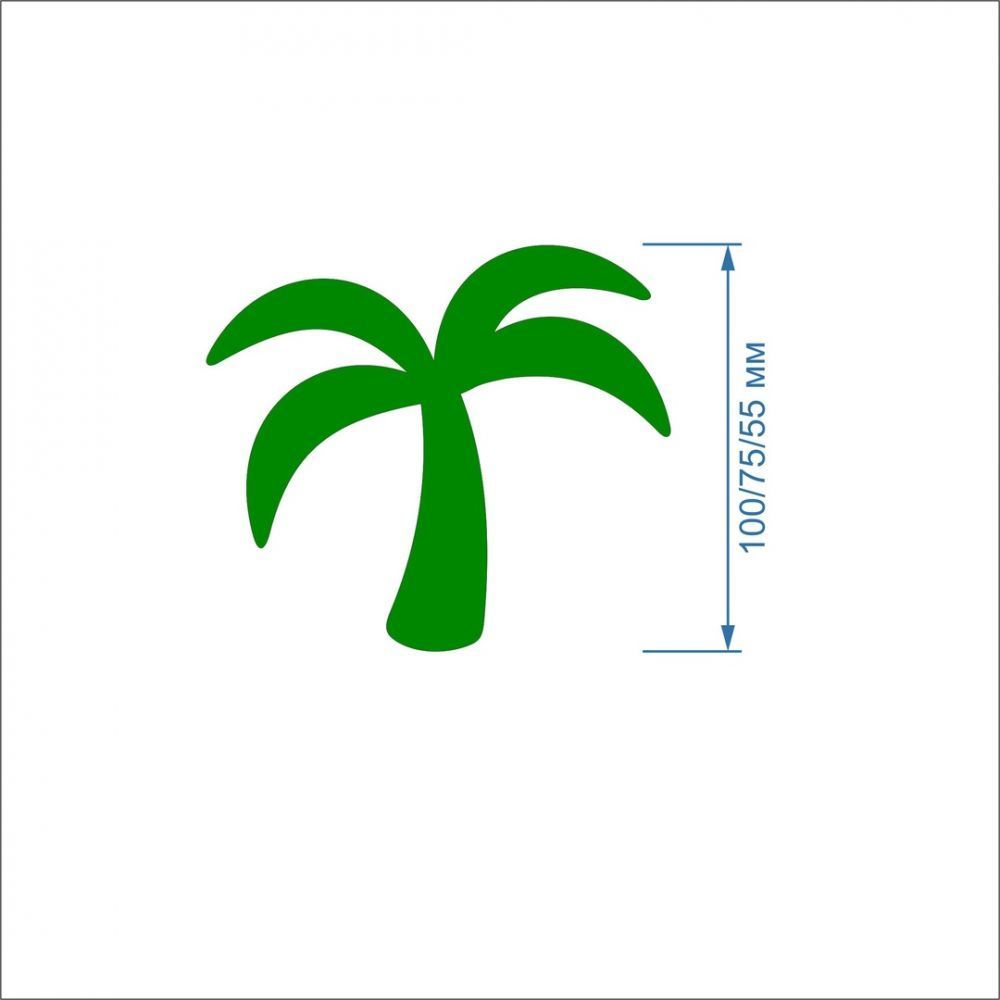 `Заготовка &#39;&#39;Пальма&#39;&#39; , фетр 1 мм