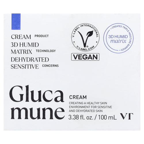VT Cosmetics, Glucamune, крем, 100 мл (3,38 жидк. унции)