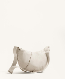 OYSHO Стеганая мини-сумка с плечевым ремнем, норка