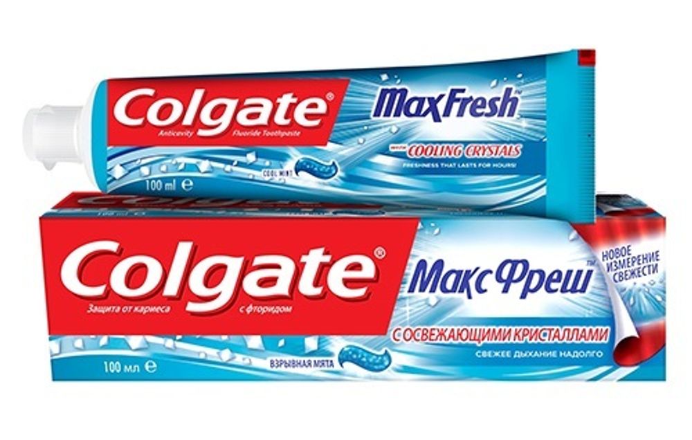Colgate Паста зубная Max Fresh Взрывная мята, 100 мл