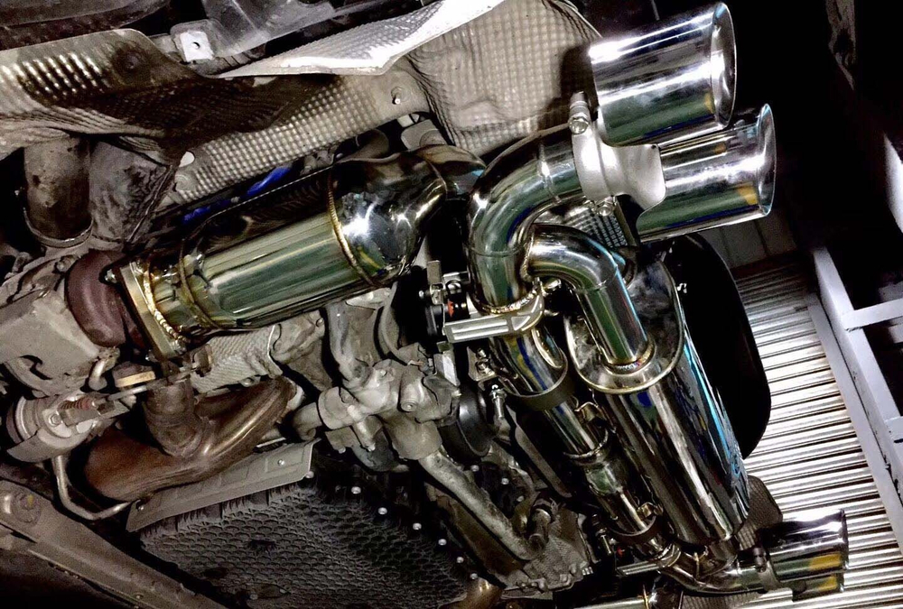 Спортивная выхлопная система с заслонками для Porsche 991.2 3.0T 2016-2017 Порше