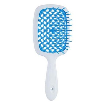 Расческа для волос JANEKE SuperBrush The Original Белый с голубым