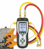 Манометр дифференциальный двухканальный - термометр СЕМ DT-8921