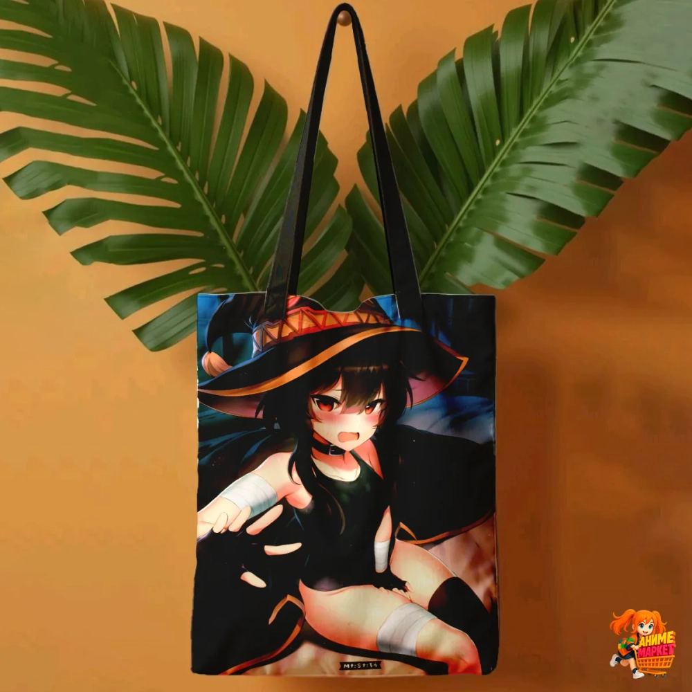 Сумка шоппер с принтом KonoSuba