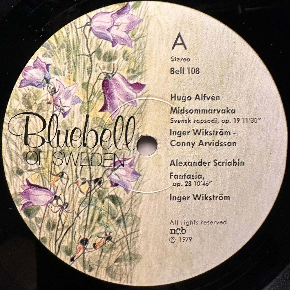 Альфвен, Скрябин, Бузони, Дебюсси - Ингер Викстрём, Фортепиано (Швеция 1979г.)