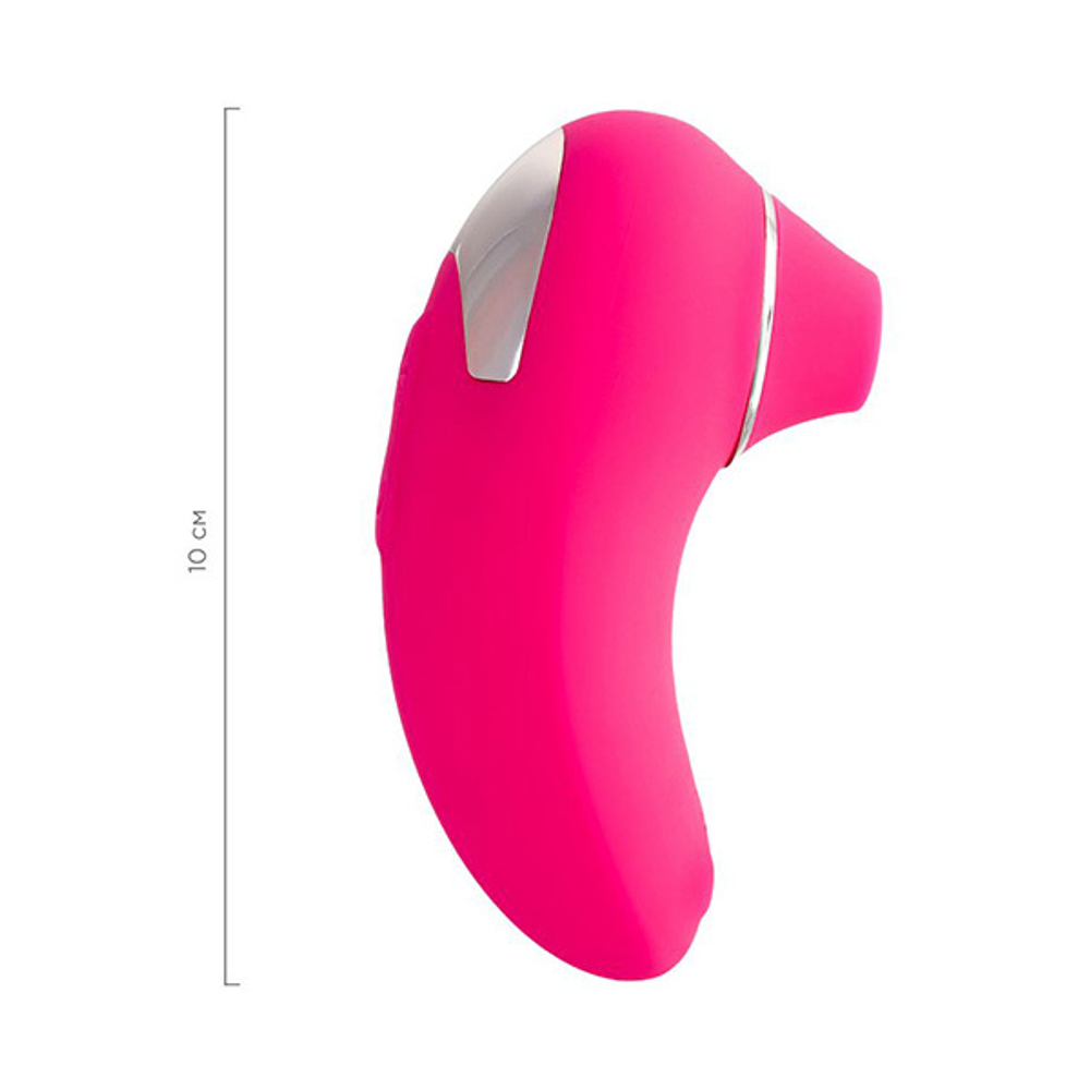 Розовый вакуум-волновой бесконтактный стимулятор клитора ToyFa L'eroina Laly 561024