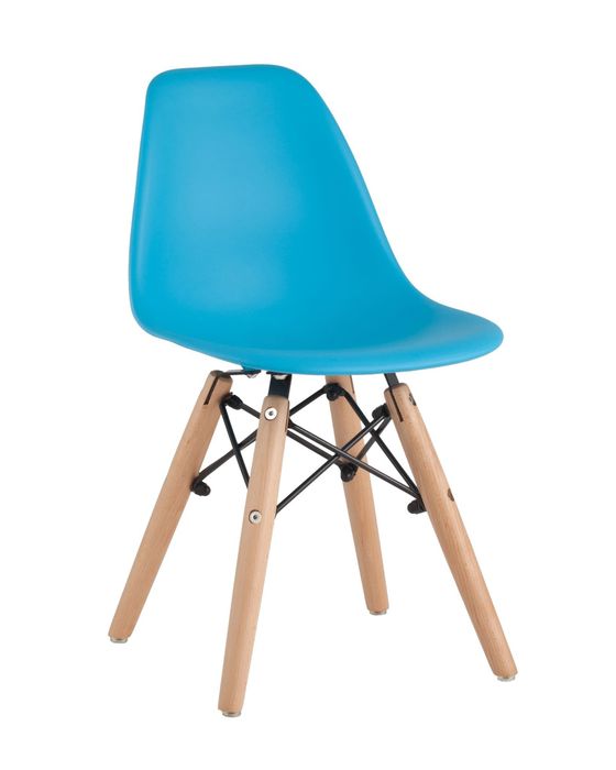 Стул DSW детский голубой Stool Group