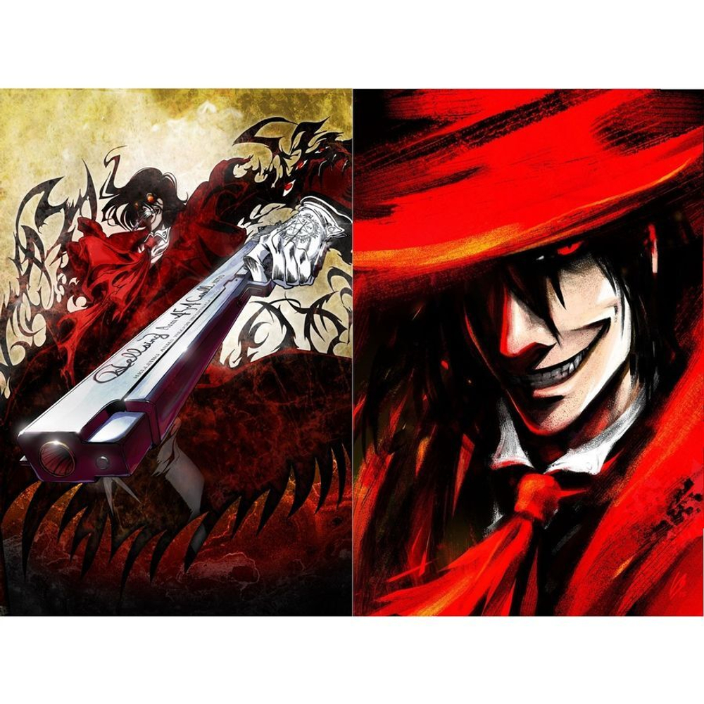 Обложка на паспорт "Алукард из Hellsing"