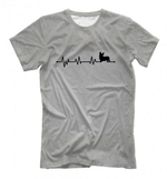 Футболка "Корги - сердечный ритм"