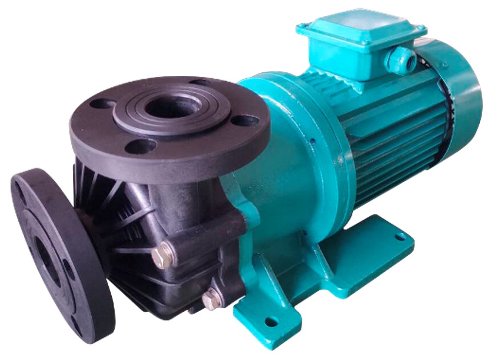 Насос центробежный с магнитным приводом, для перекачивания химически агрессивных жидкостей, бренд "Vodotok" модель MPH-423CV5-D (380V)