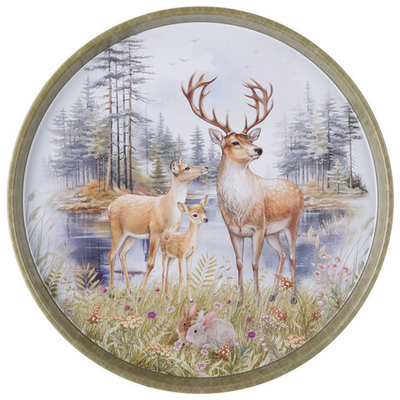 Поднос сервировочный 33*2,1см Agness, 898-252