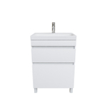 Тумба с умывальником напольная с ящиками IDDIS Zodiac, белая, 60 см, ZOD6CBFi95K