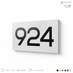 Номер на дверь 924, табличка на дверь для офиса, квартиры, кабинета, аудитории, склада, белая 120х70 мм, Айдентика Технолоджи