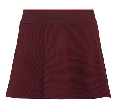 Юбка для девочки теннисная Adidas Club Skirt G - shadow red/acired