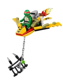 Конструктор Спасение из логова Шреддера 477 деталей