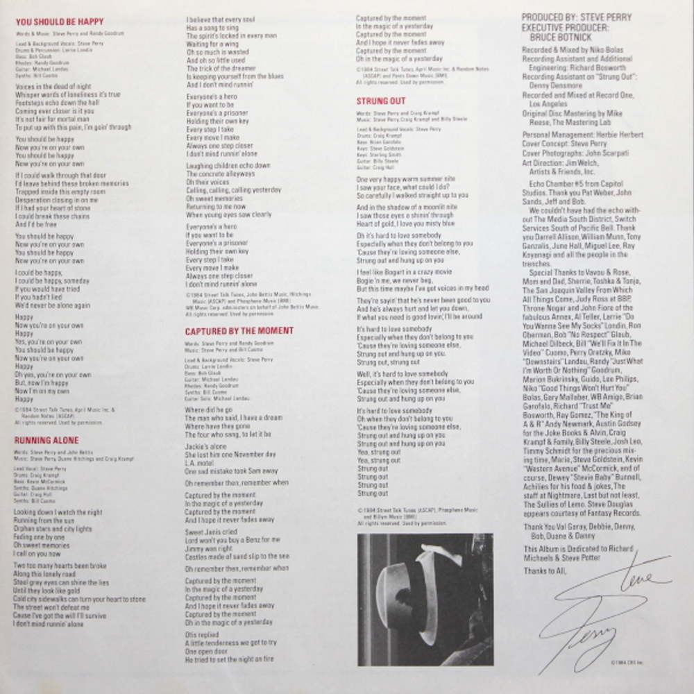 Steve Perry / Street Talk (LP)
