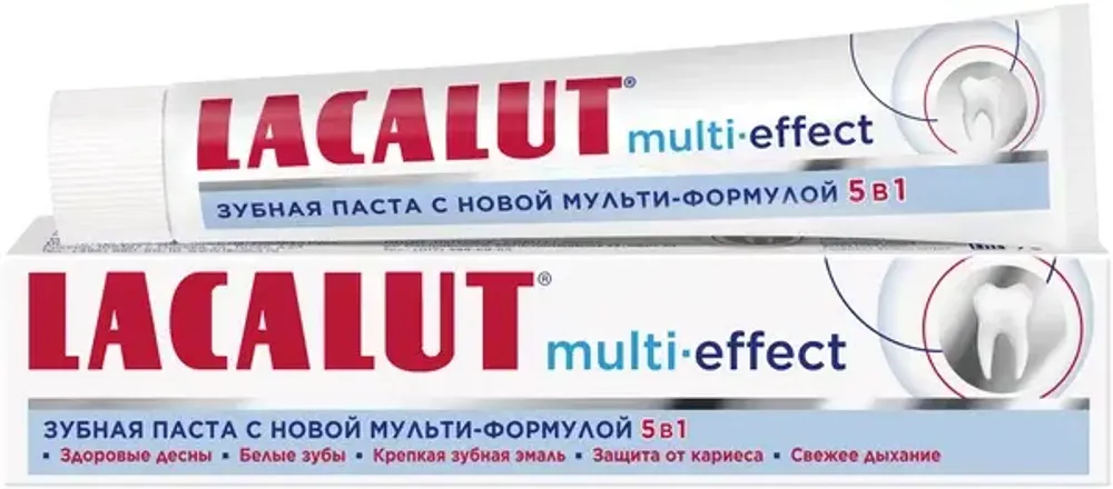 Зубной паста 75 мл Lacalut Multi Effect