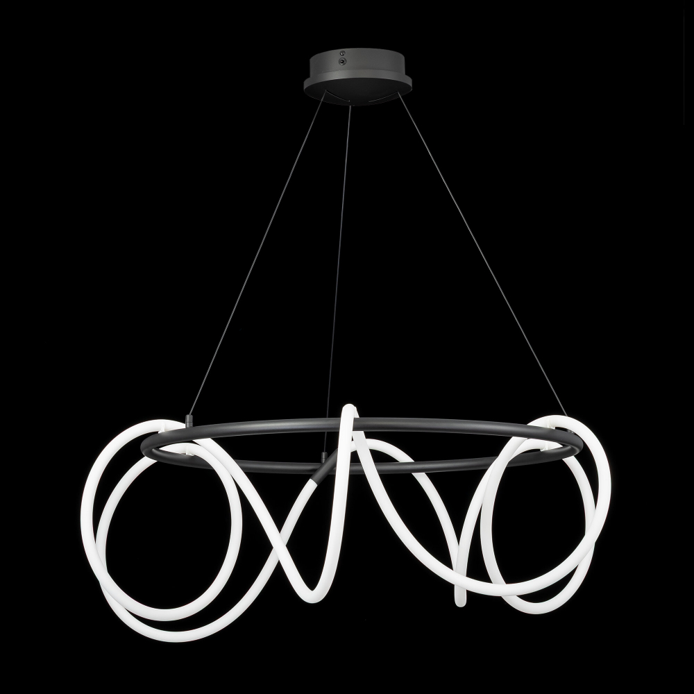 Citilux PYTHON CL220281 Люстра подвесная с пультом Чёрная