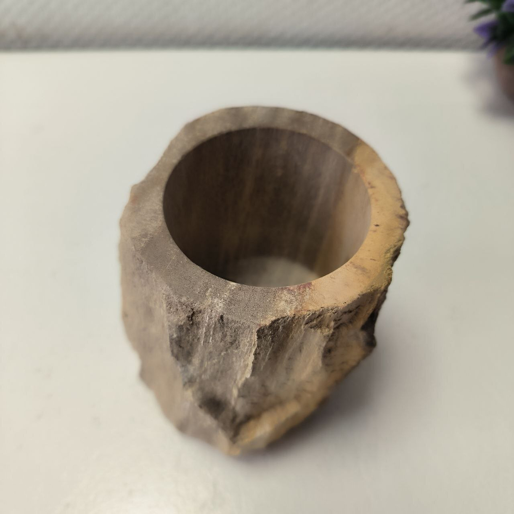 Аксессуар Стаканчик из окаменелого дерева CO-64232 (15см)