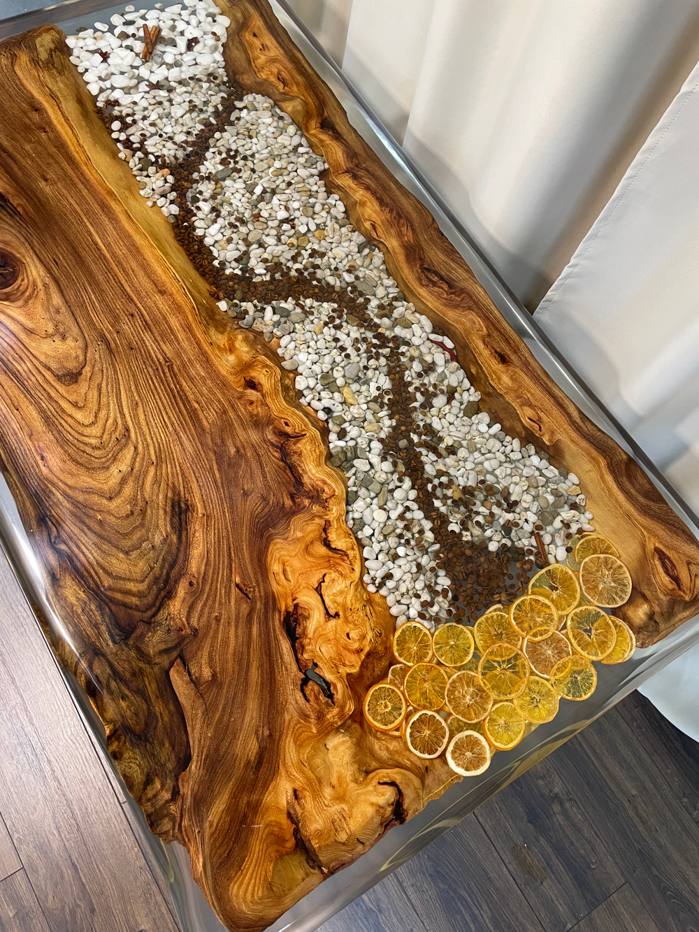 Стол обеденный "Кофейная река"