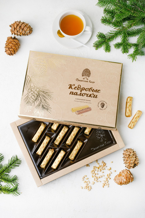 Кедровые палочки / 190 г / ТМ Сибирский кедр